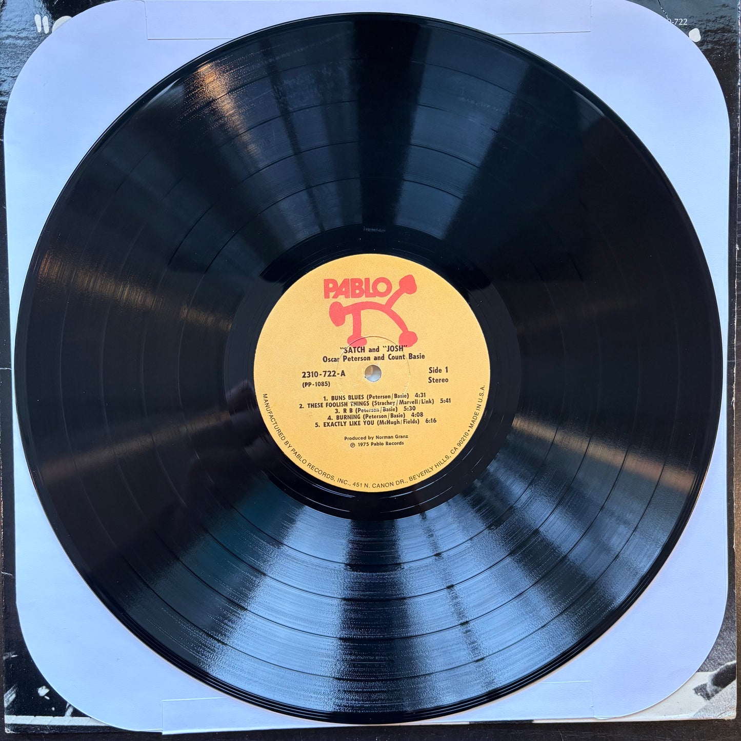 Oscar Peterson and Count Basie, "Satch and Josh" [VG Used]