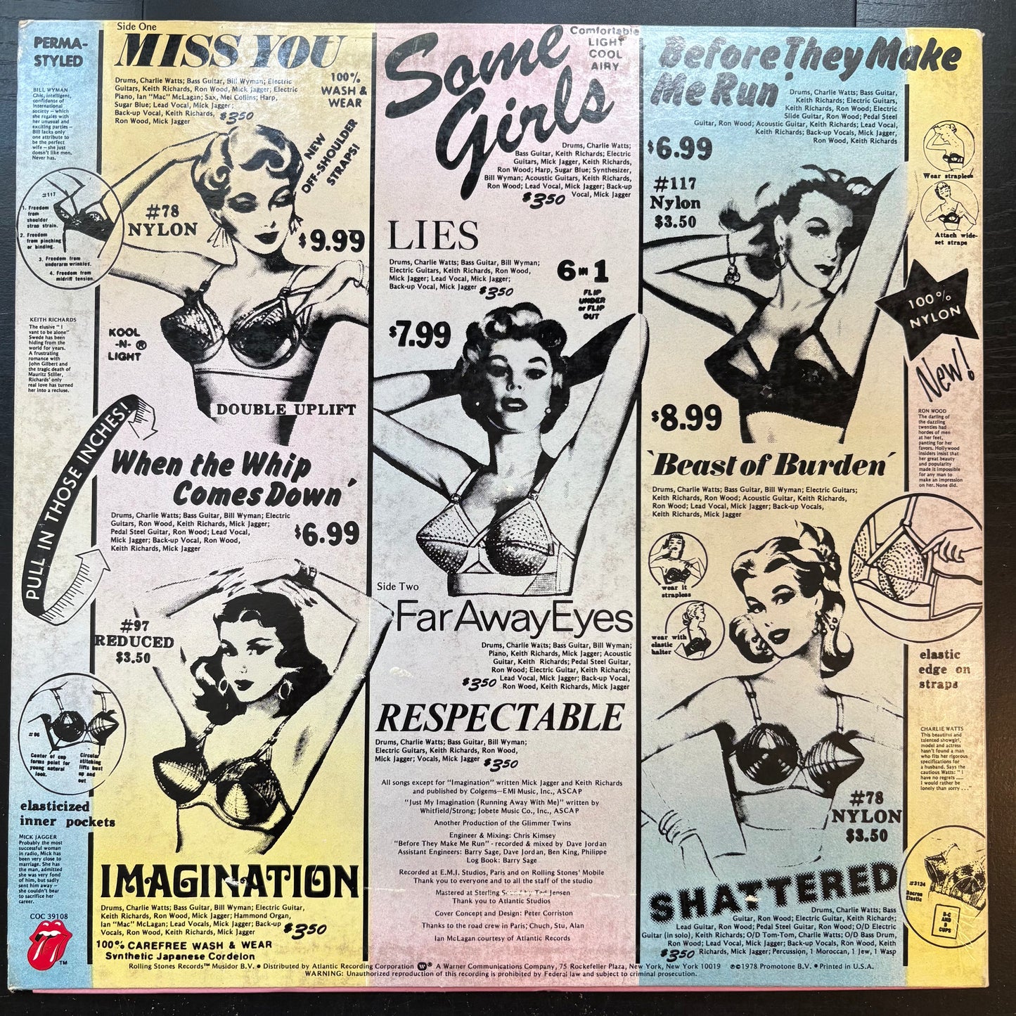 Rolling Stones, "Some Girls" (LP) [VG- Used]