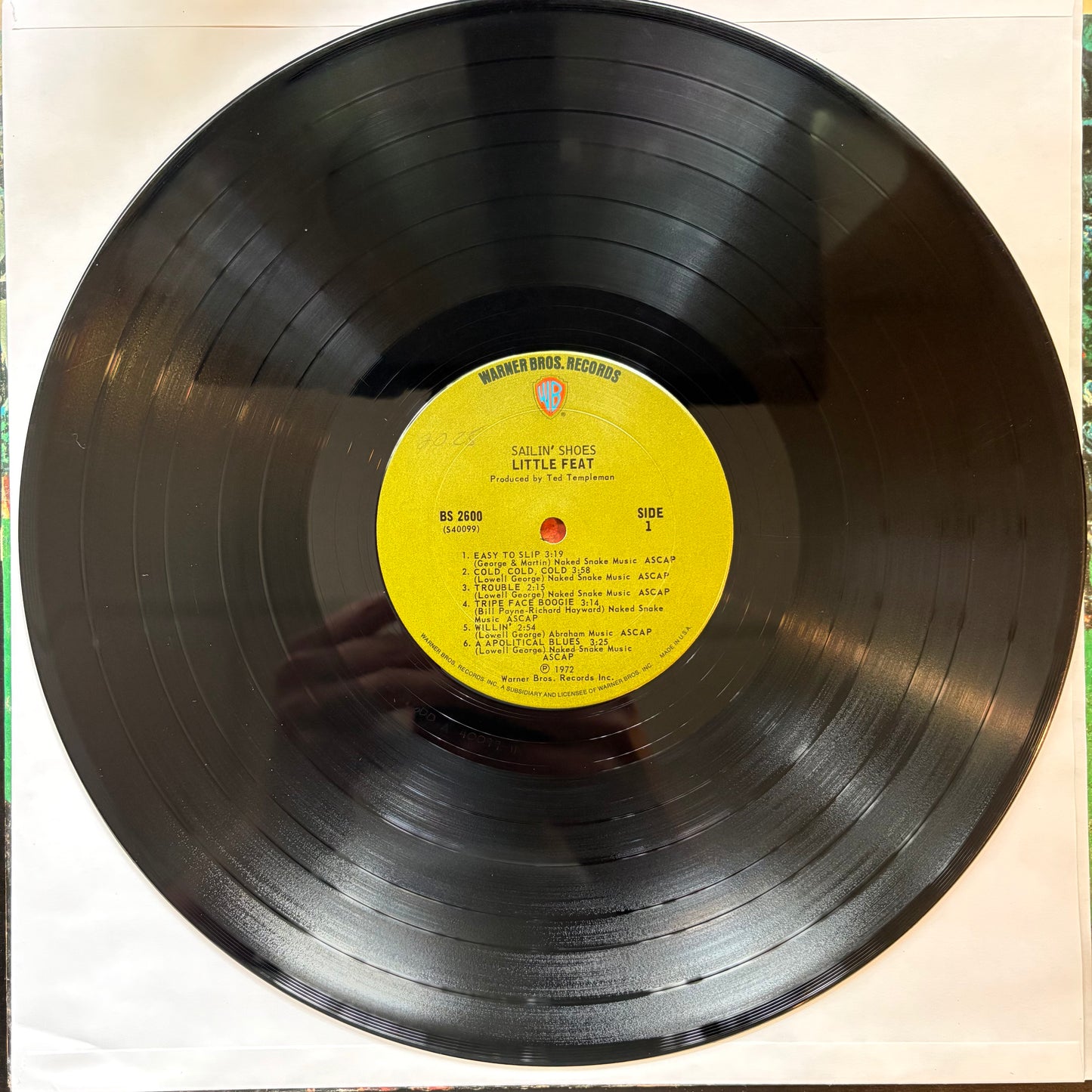 Little Feat, "Sailin' Shows" (LP) [VG- Used]