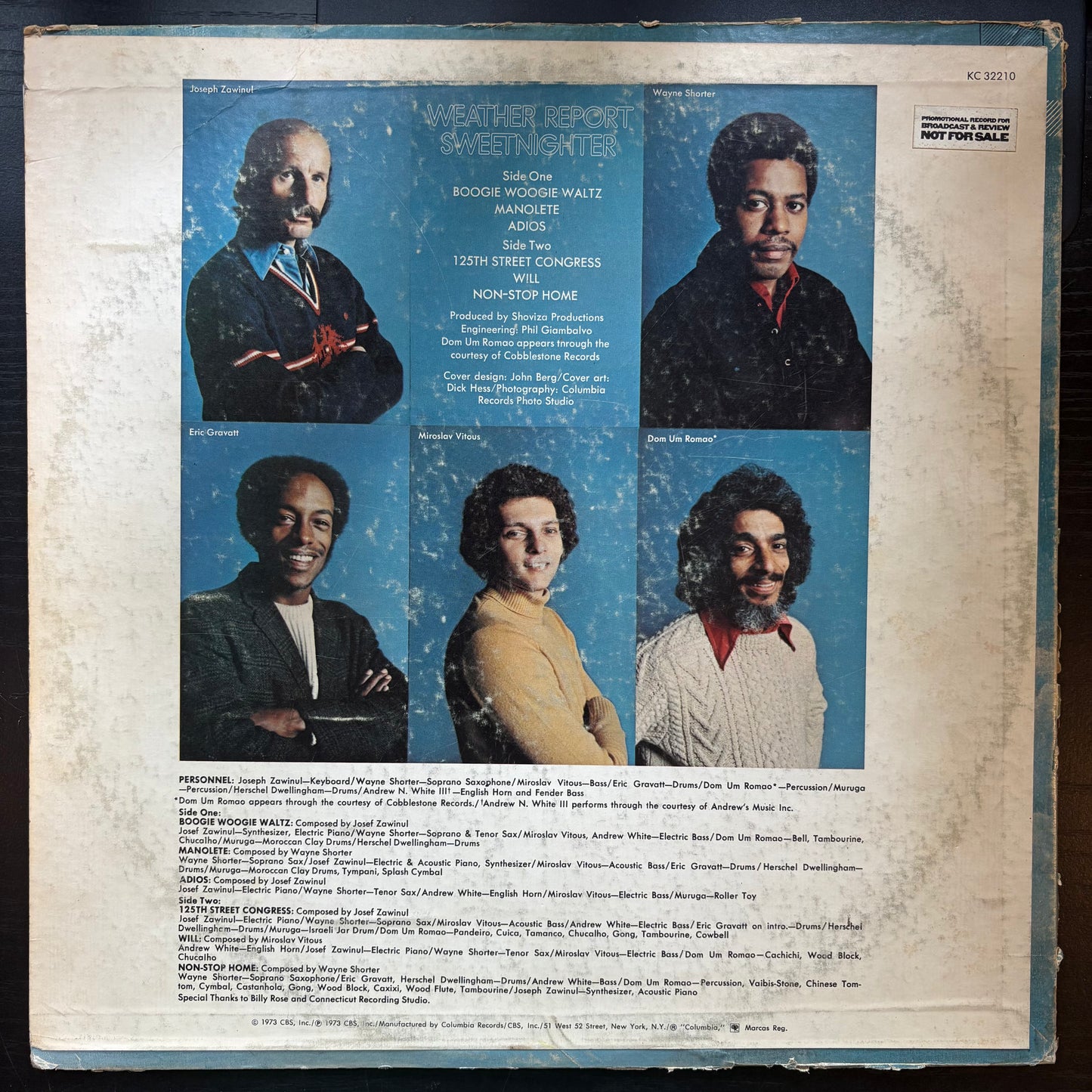 Weather Report, "Sweetnighter" [VG Used]