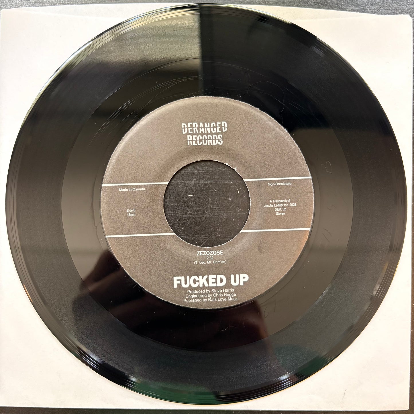 Fucked Up, "Dance of Death" (7") [EX Used]