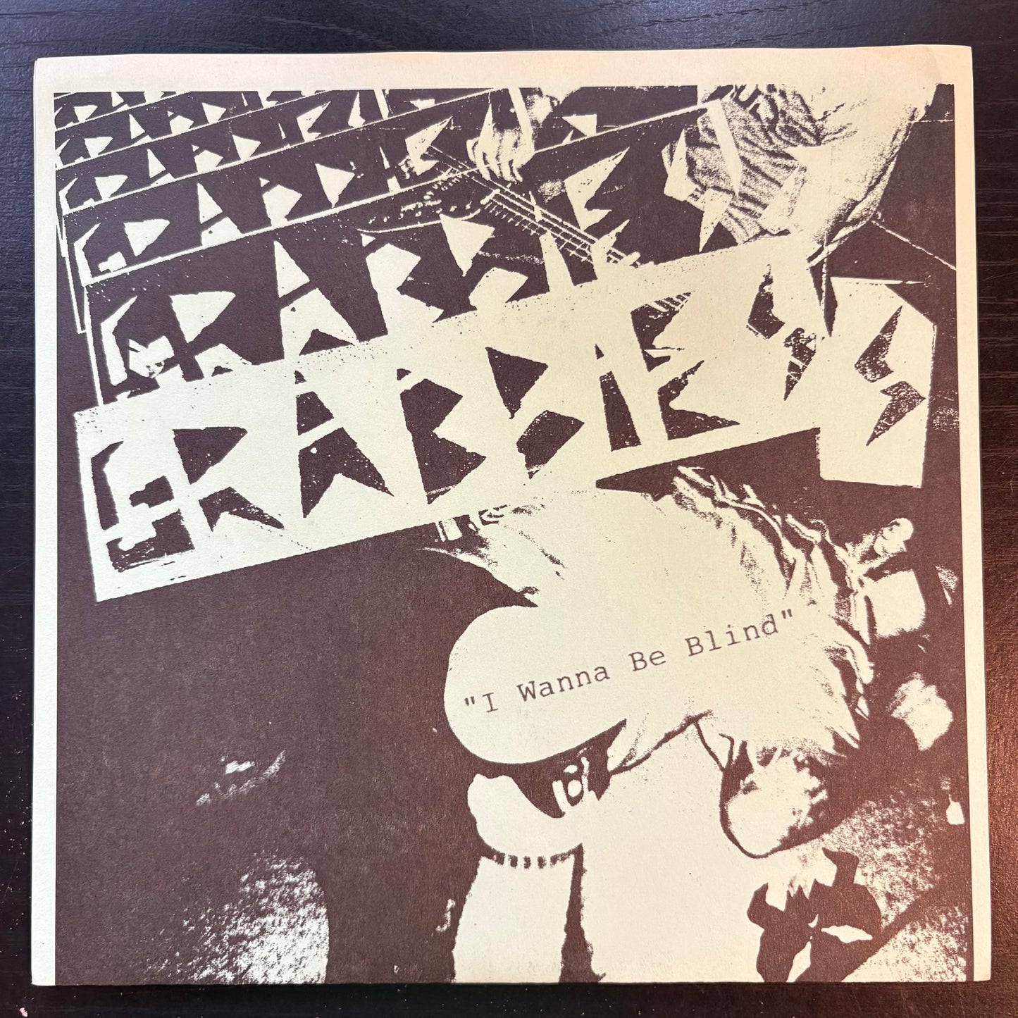 Grabbies, "I Wanna Be Blind" (7") (Clear Vinyl) [EX Used]