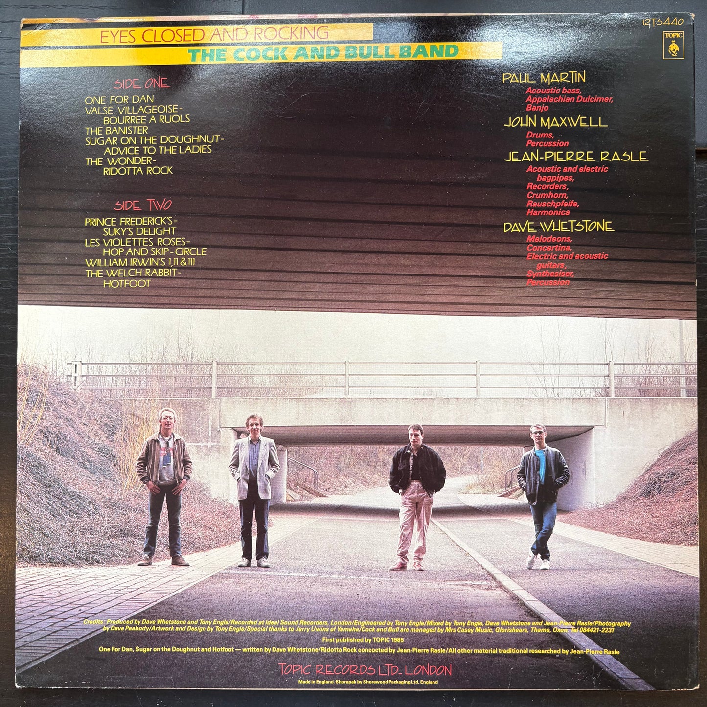 Cock and Bull Band, "Eyes Closed and Rocking" [VG+ Used]