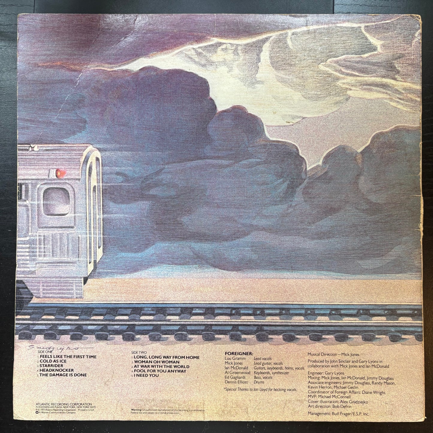 Foreigner, "Foreigner" (LP) [VG Used]