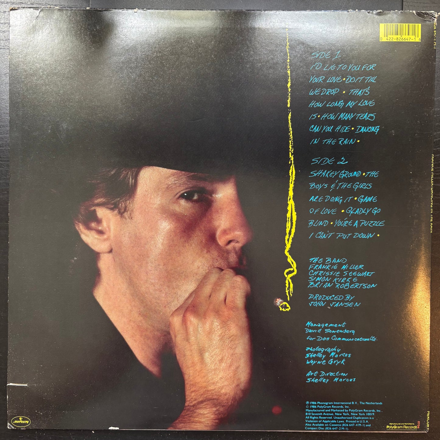 Frankie Miller, "Dancing in the Rain" [VG+ Used]