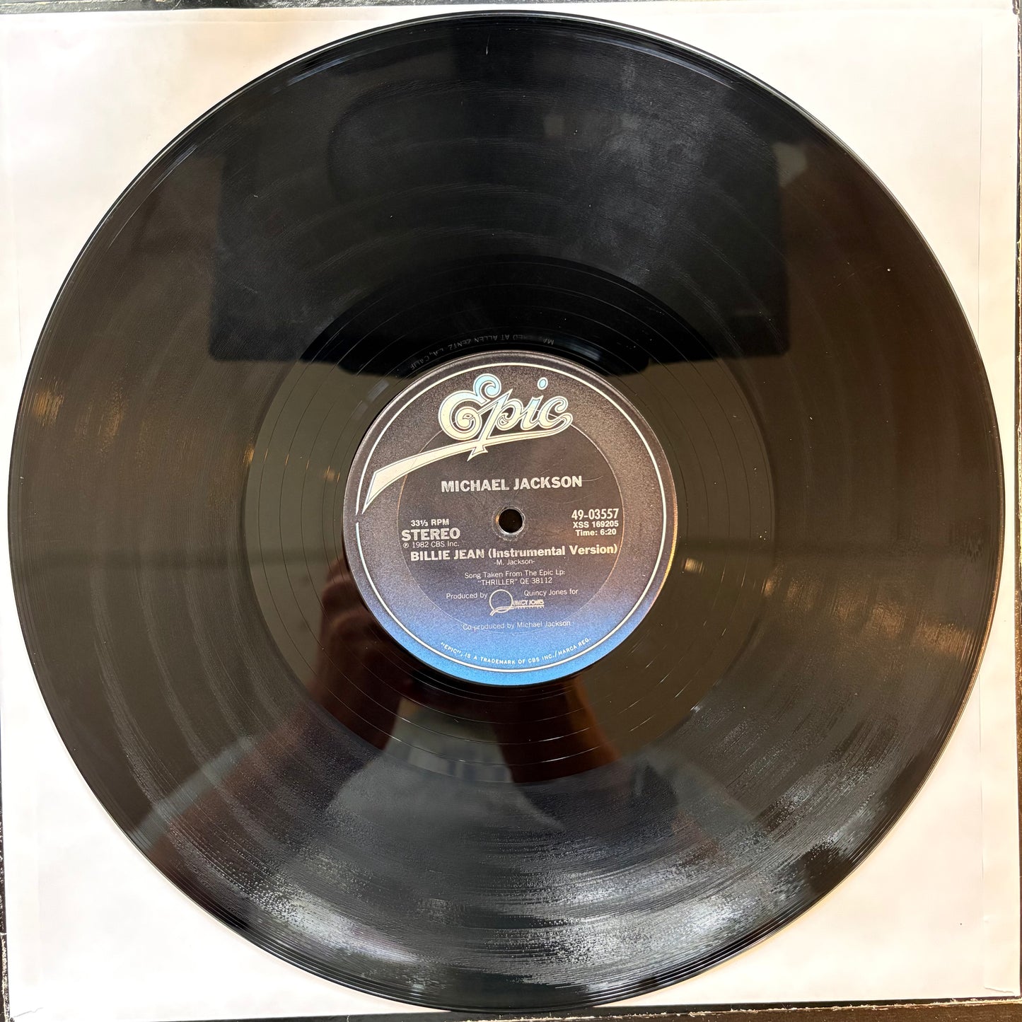 Michael Jackson, "Billie Jean (Long Version)" (12") [VG- Used]