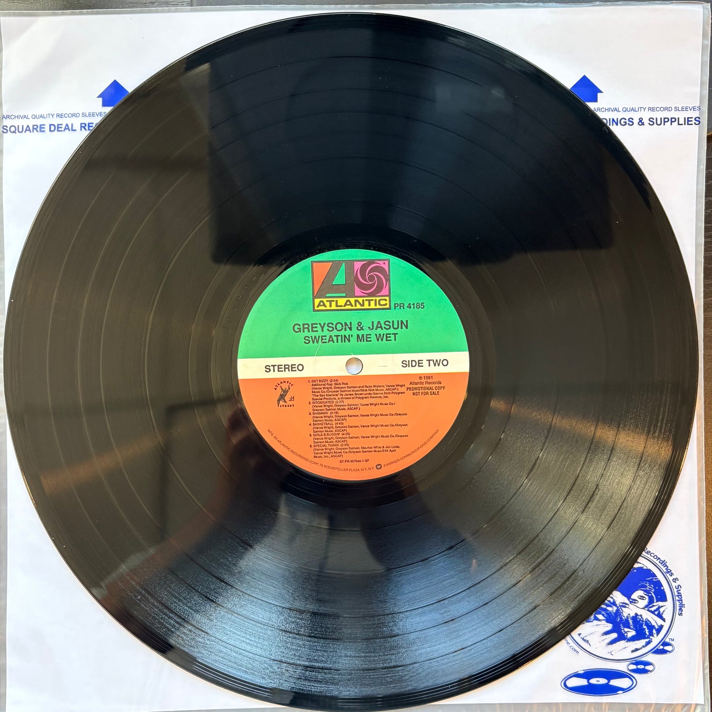 Greyson & Jasun, "Sweatin' Me Wet" (Promo) [VG- Used]