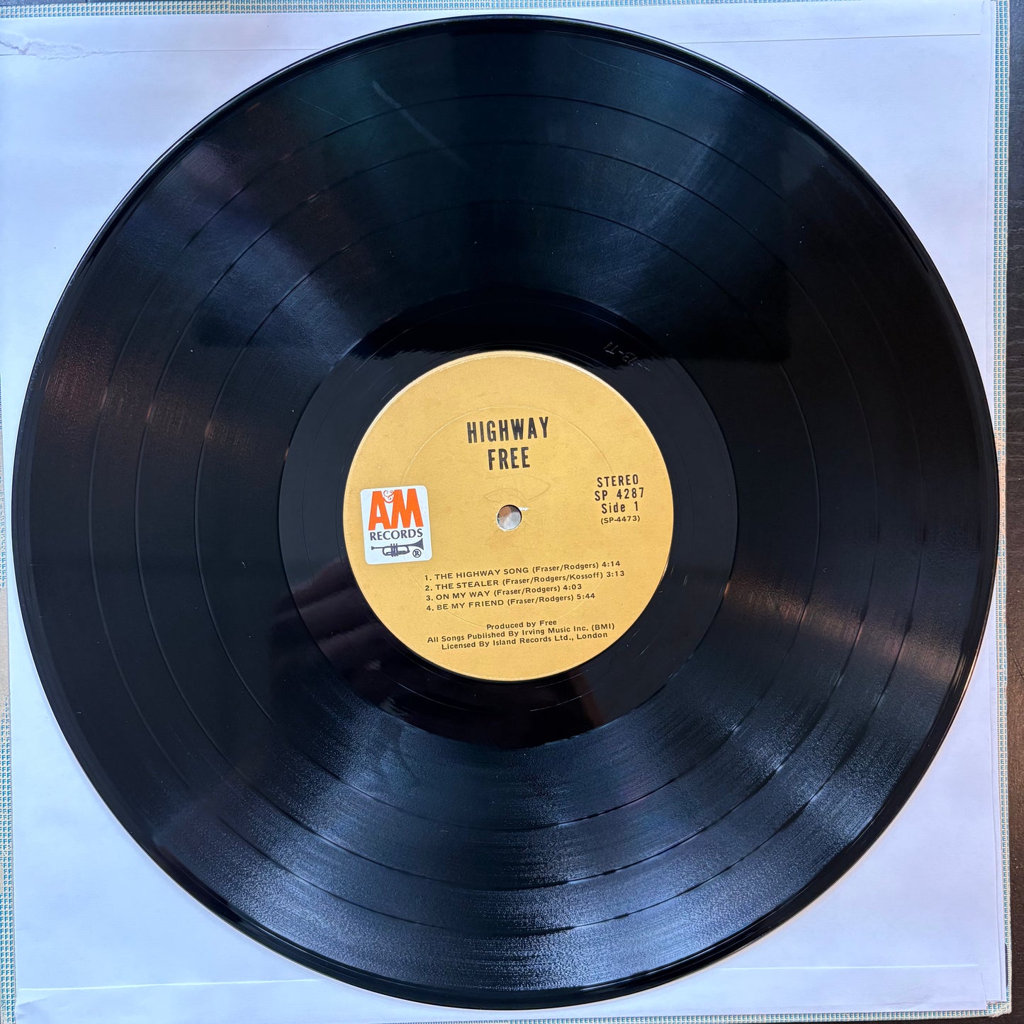 Free, "Highway" (LP) [VG Used]