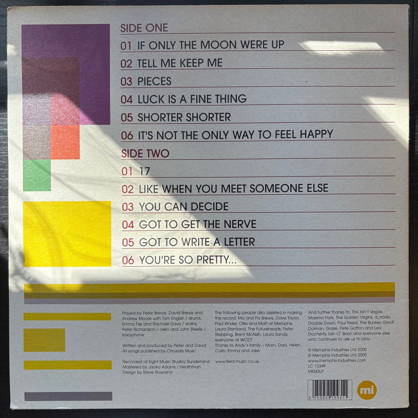 Field Music, "Field Music" [VG+ Used]