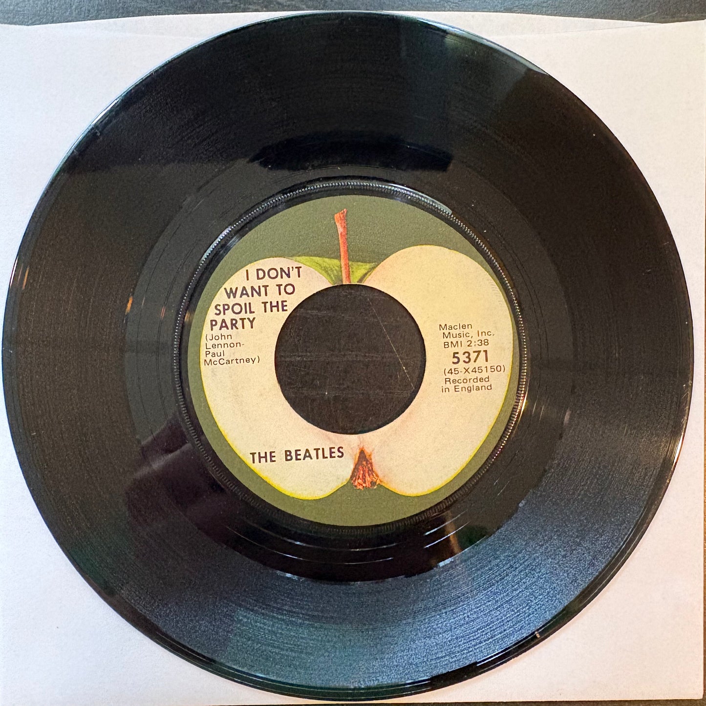Beatles, "Eight Days a Week" (7") (Mono) [VG Used]