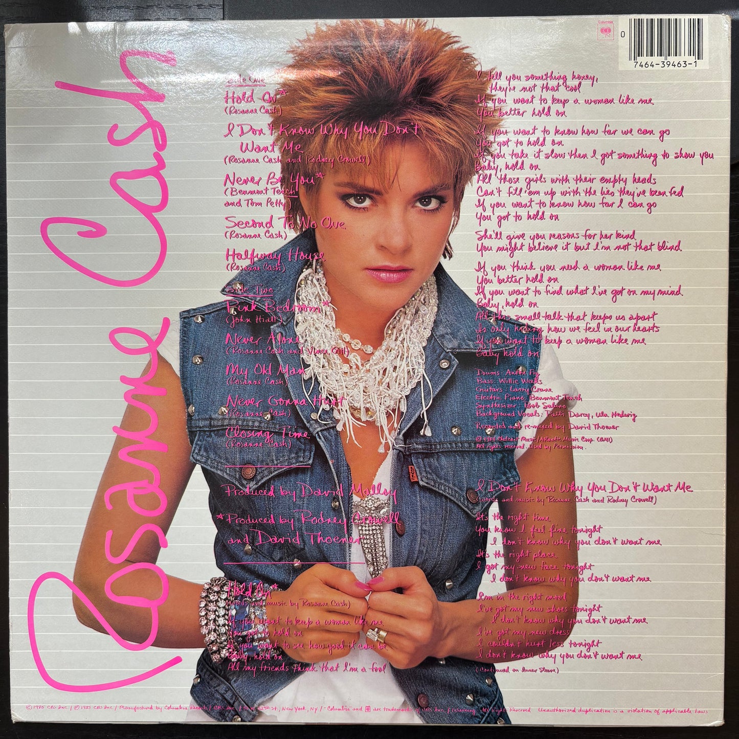Rosanne Cash, "Rhythm & Romance" [VG+ Used]