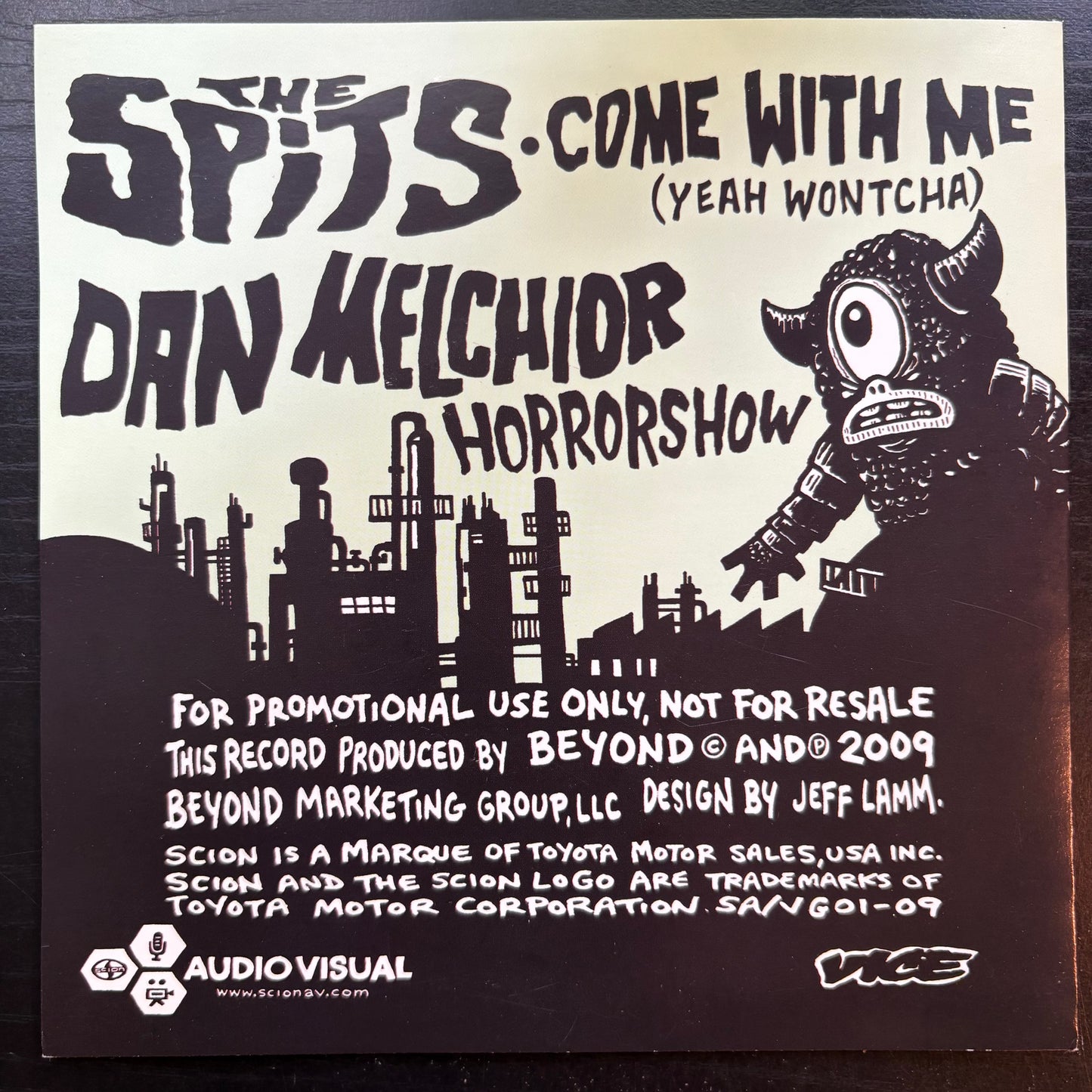 Spits / Dan Melchior, "Split" (7") (Promo) [VG+ Used]