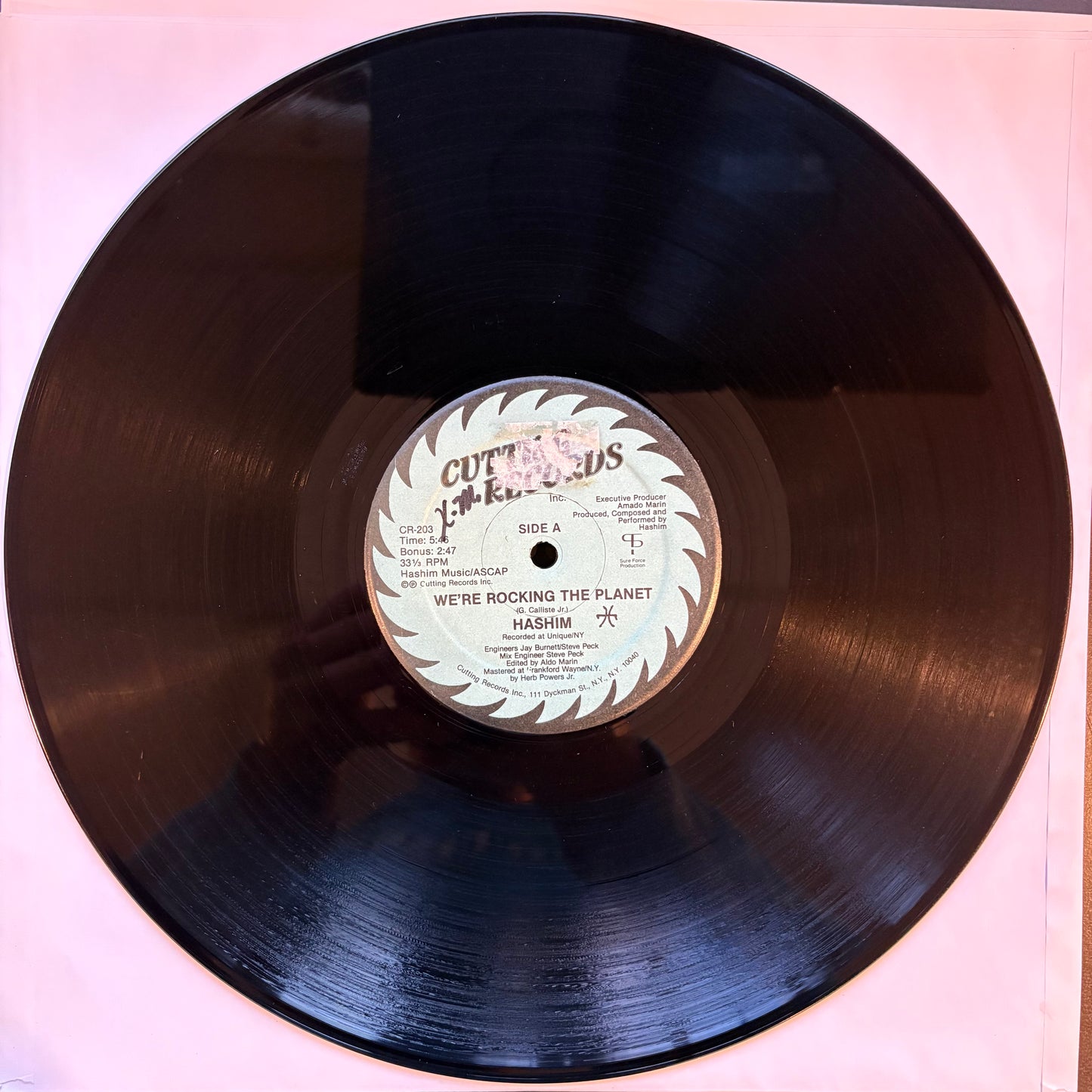 Hashim, "We're Rocking the Planet" (12") [VG+ Used]