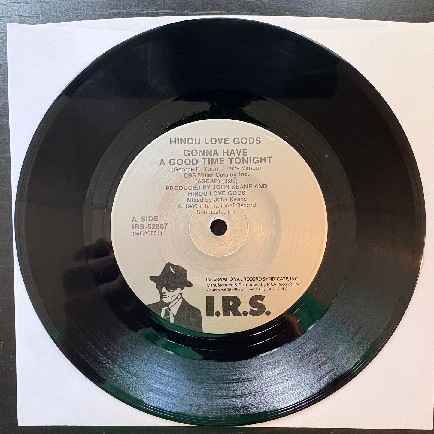 Hindu Love Gods, "Gonna Have a Good Time Tonight" (7") [VG+ Used]