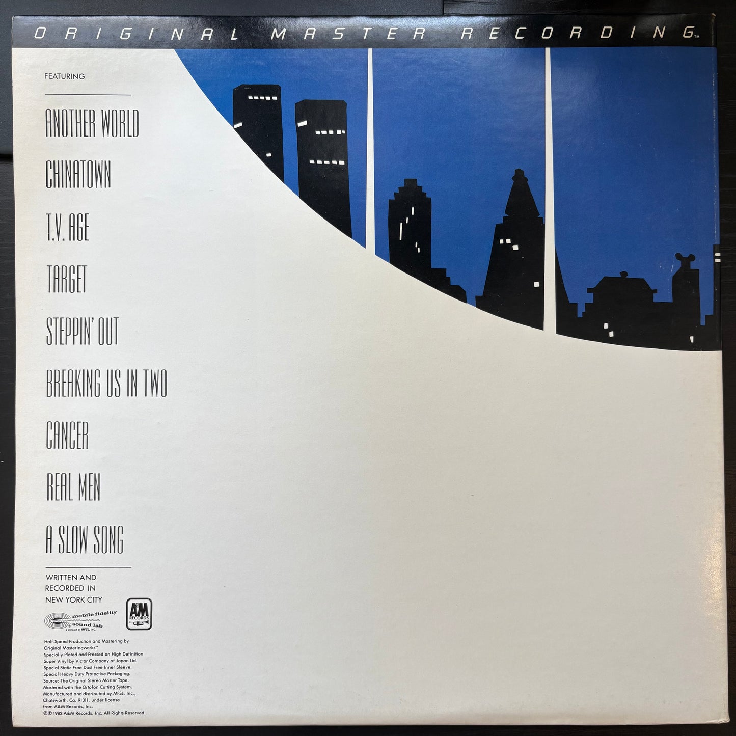 Joe Jackson, "Night and Day" (MoFi) [VG+ Used]