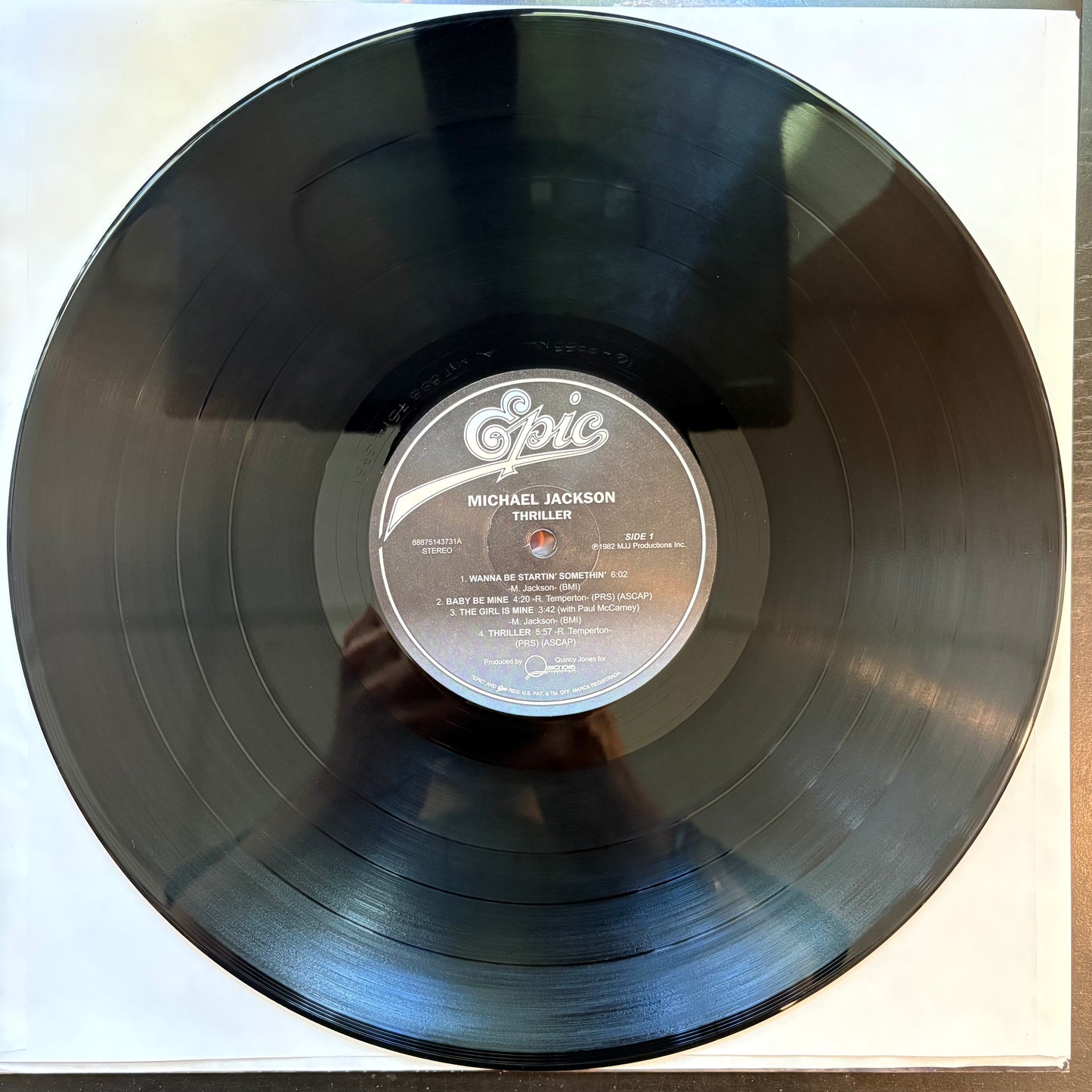 Michael Jackson, "Thriller" (Bonus Slipmat) [EX Used]