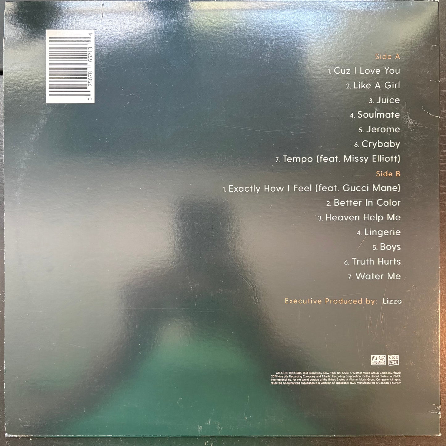 Lizzo, "Cuz I Love You" [VG Used]