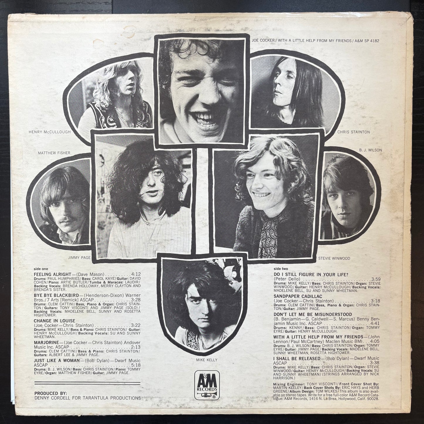 Joe Cocker, "With a Little Help From My Friends" [VG- Used]