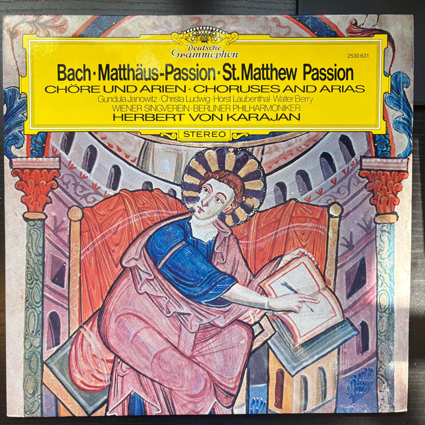 Johann Sebastian Bach / Herbert Von Karajan, "Choruses and Arias from the St. Matthew Passion" [VG+ Used]