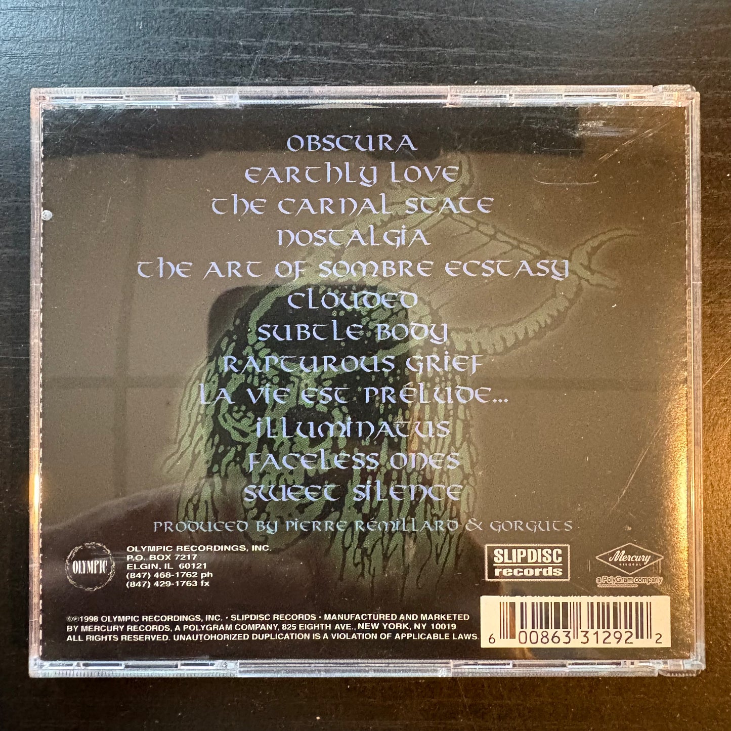 Gorguts, "Obscura" [Used CD]