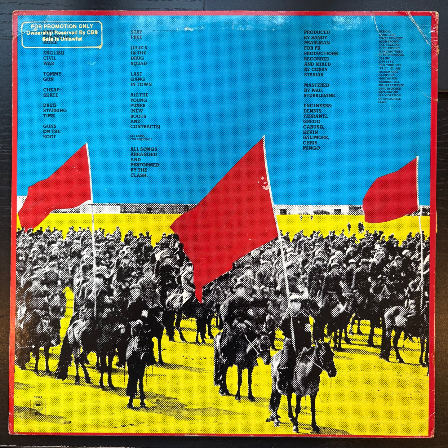 Clash, "Give 'Em Enough Rope" [VG+ Used]