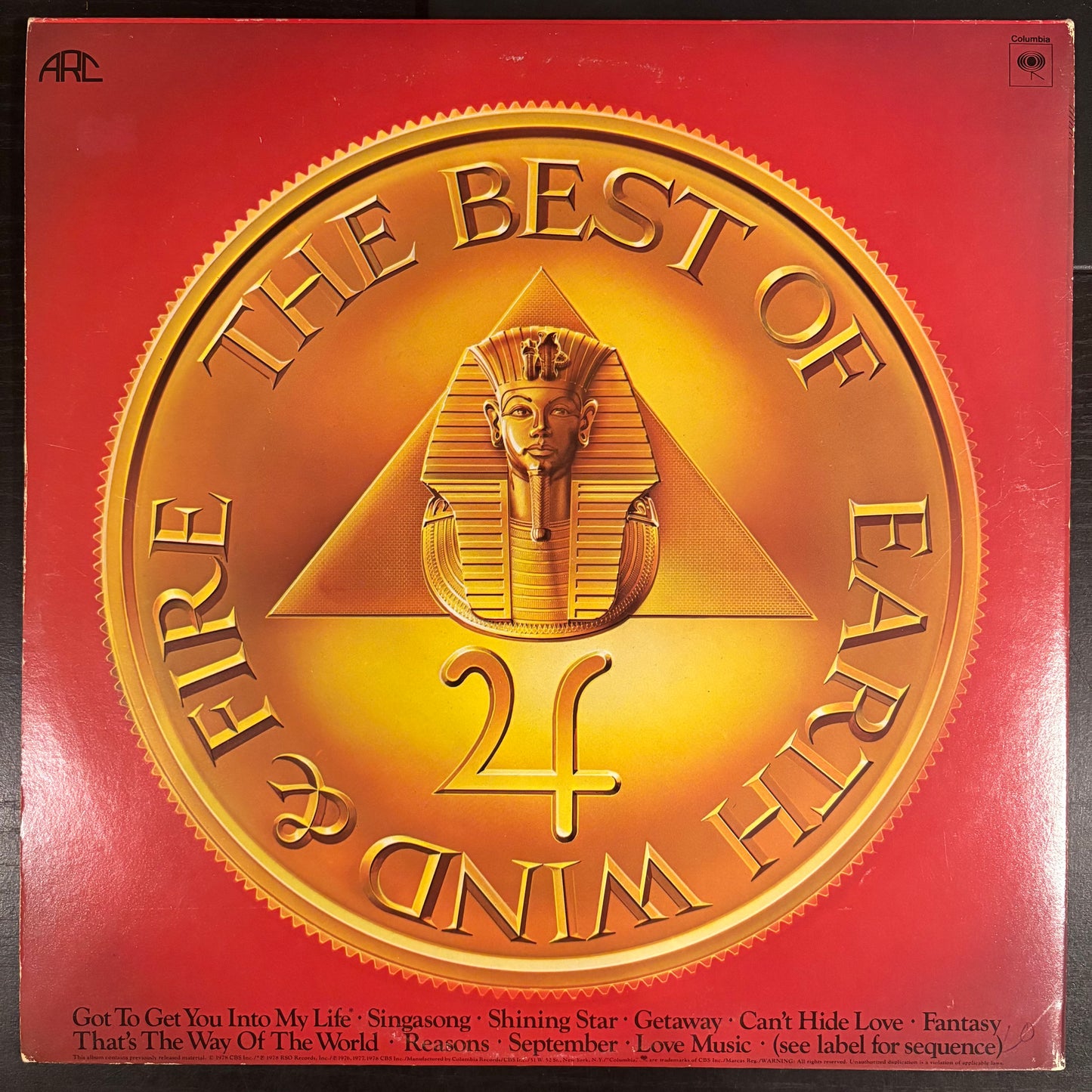 Earth Wind & Fire, "The Best Of Earth Wind & Fire, Vol. 1" [VG Used]