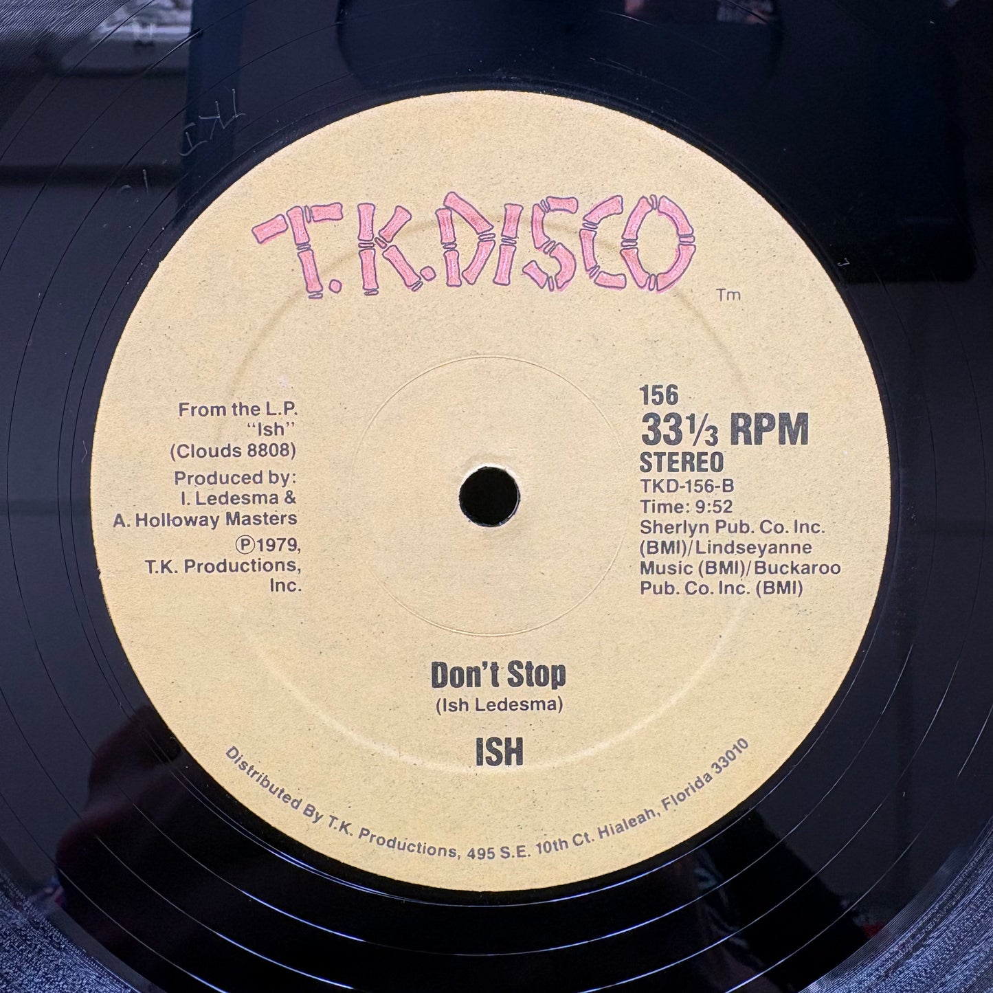 Ish, "Don't Stop" (12") [VG Used]