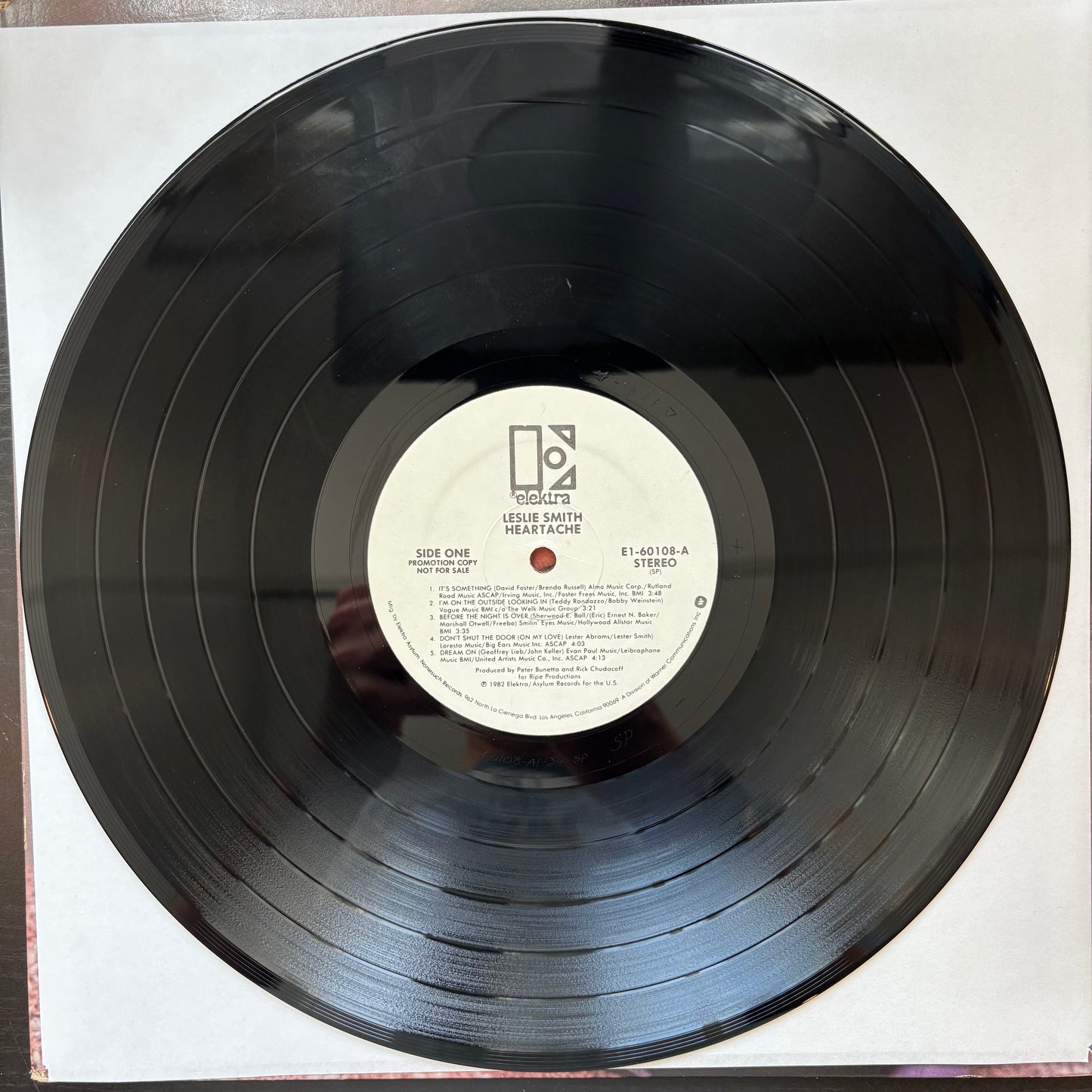 Leslie Smith, "Heartache" (Promo) [VG Used]