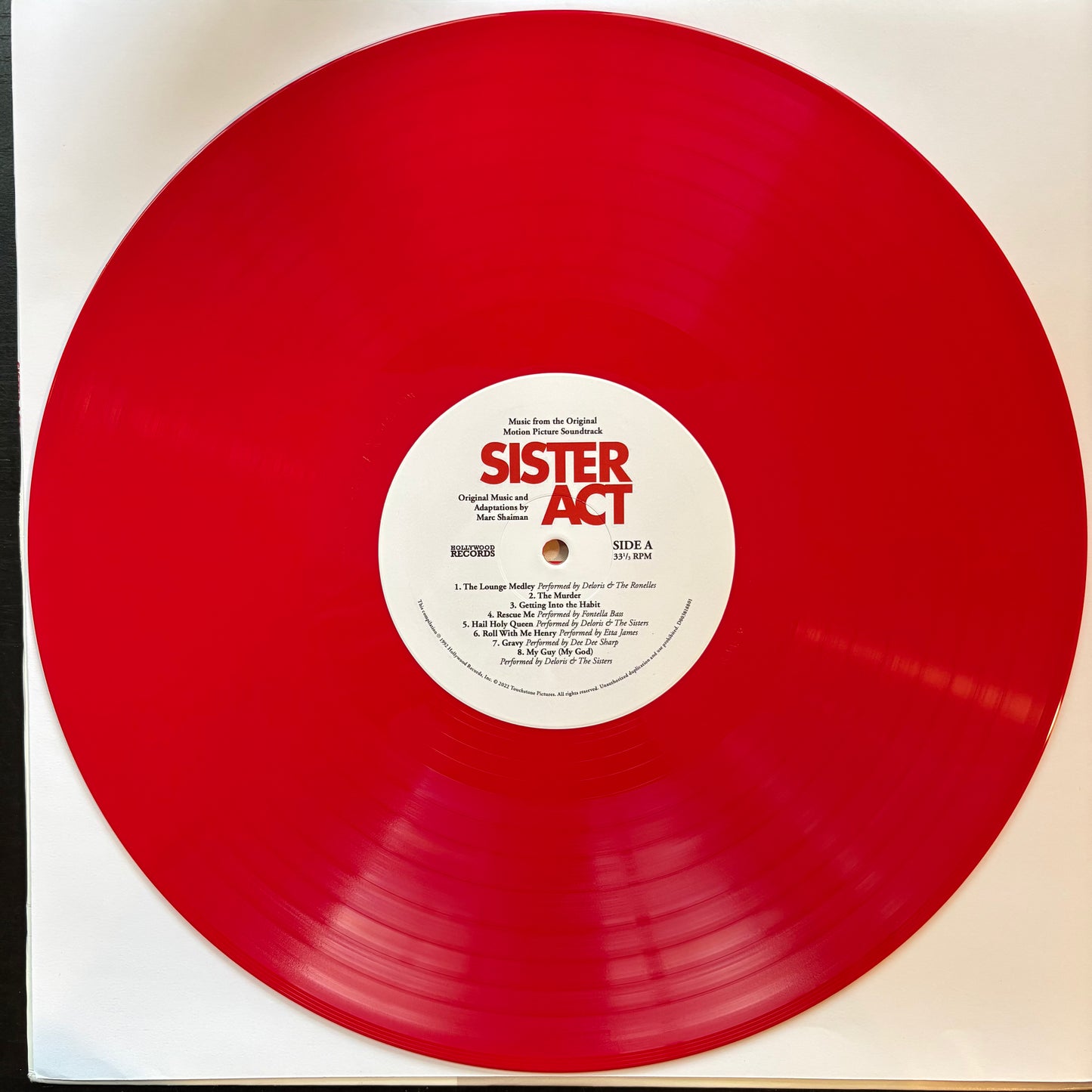 Various Artists, "Sister Act Soundtrack" (Red Vinyl) [VG Used]