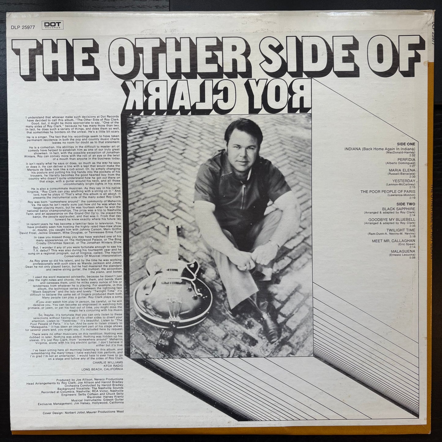 Roy Clark, "The Other Side of Roy Clark" [VG+ Used]