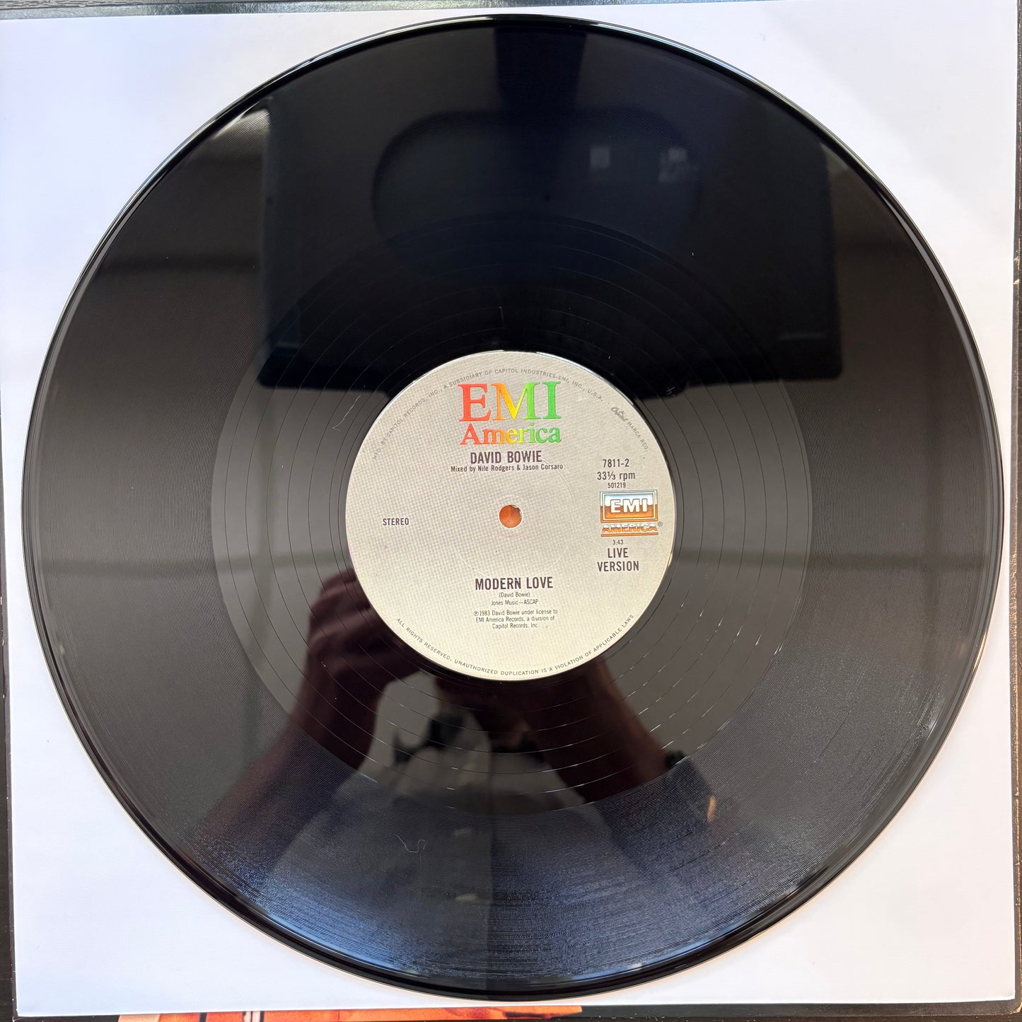 David Bowie, "Modern Love" (12") [EX Used]