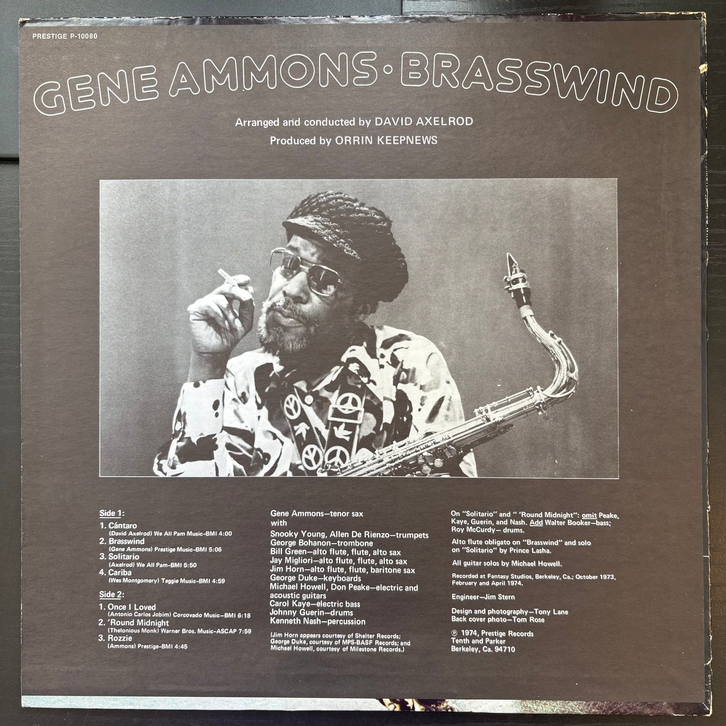 Gene Ammons, "Brasswind" [VG Used]