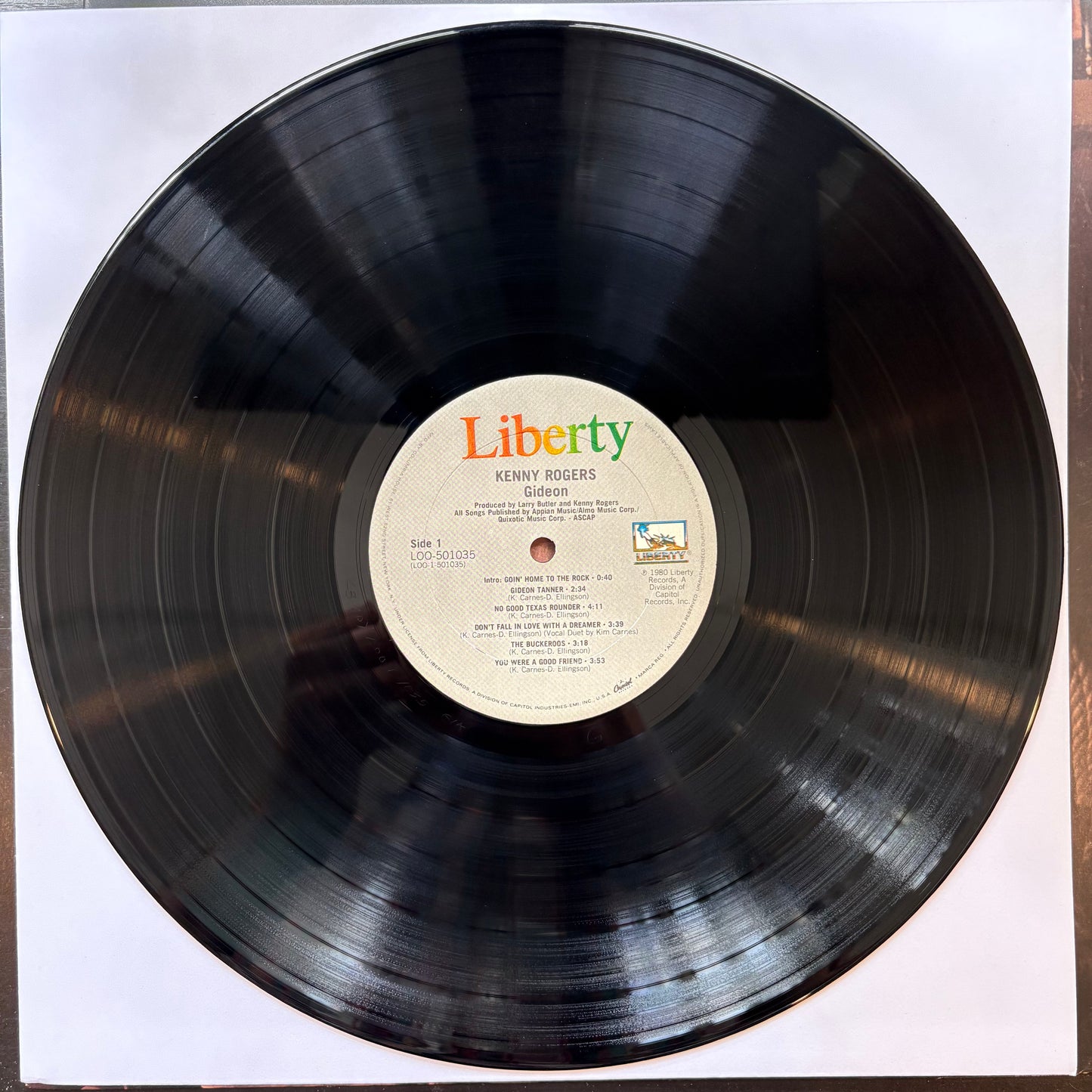 Kenny Rogers, "Gideon" [VG+ Used]