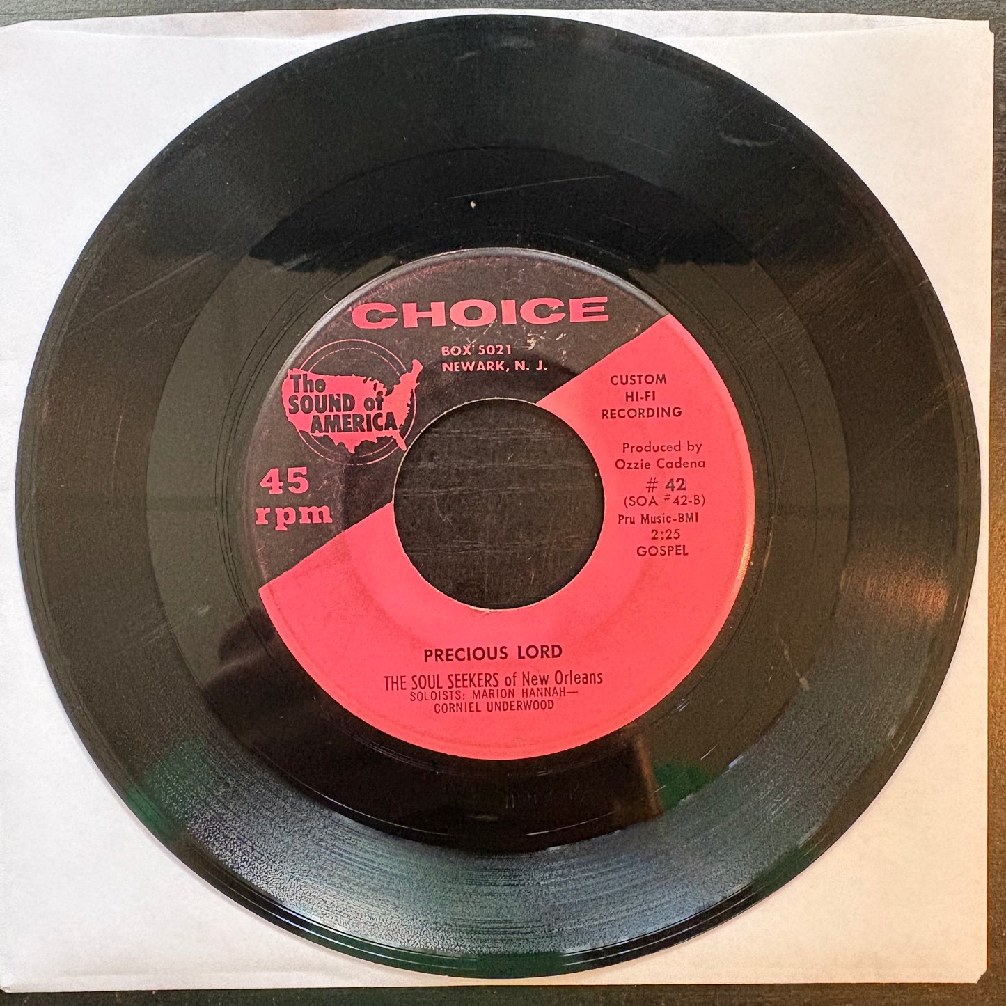 Soul Seekers of New Orleans, "What a Friend" (7") [G Used]