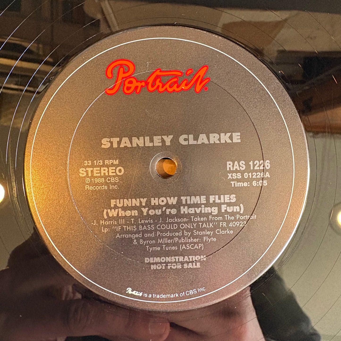 Stanley Clarke, "Funny How Time Flies (When You're Having Fun)" (Promo 12") [VG Used]