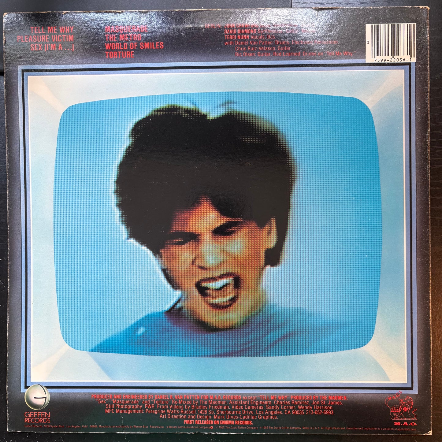 Berlin, "Pleasure Victim" [VG Used]