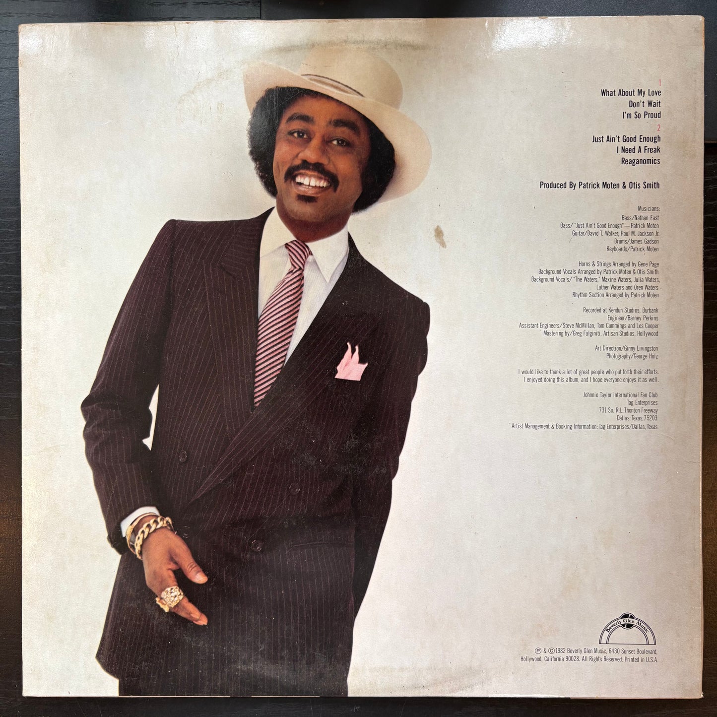 Johnnie Taylor, "Just Ain't Good Enough" [VG Used]