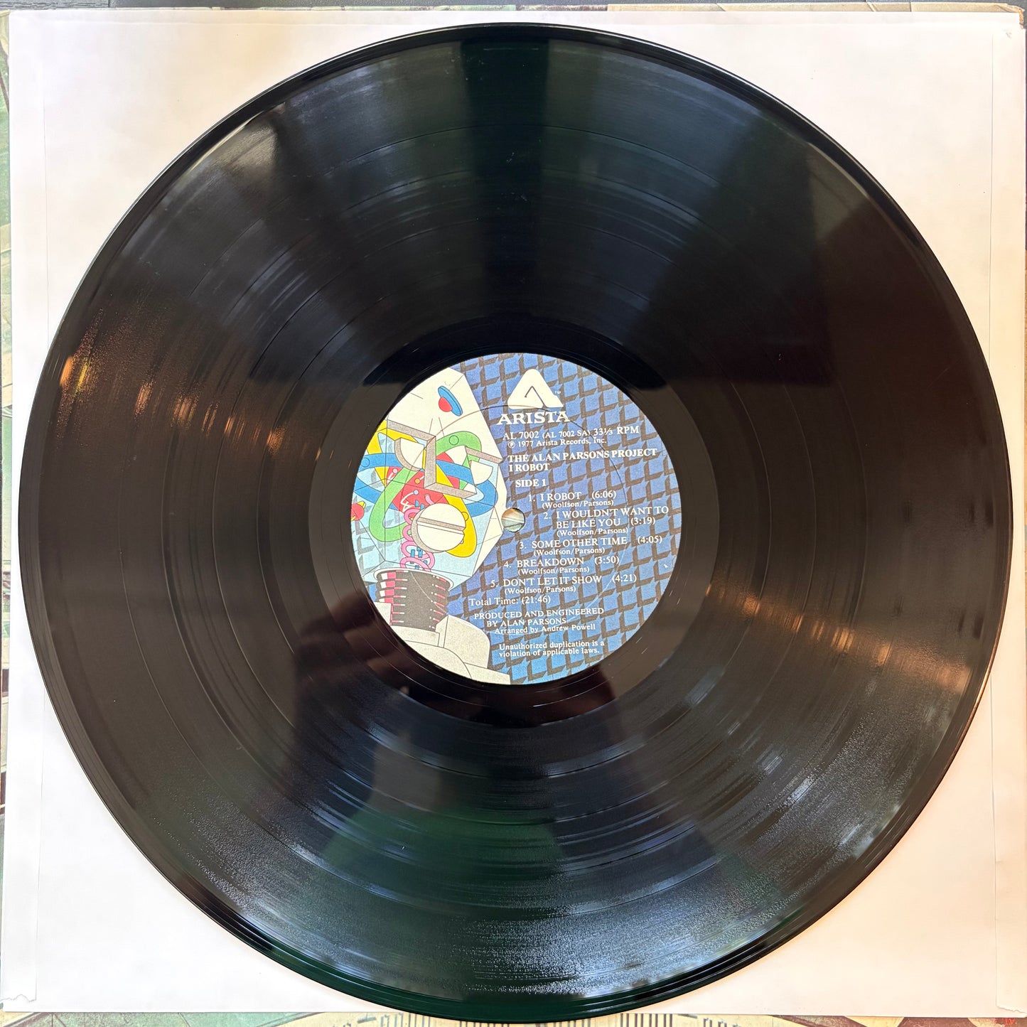 Alan Parsons Project, "I Robot" [VG Used]