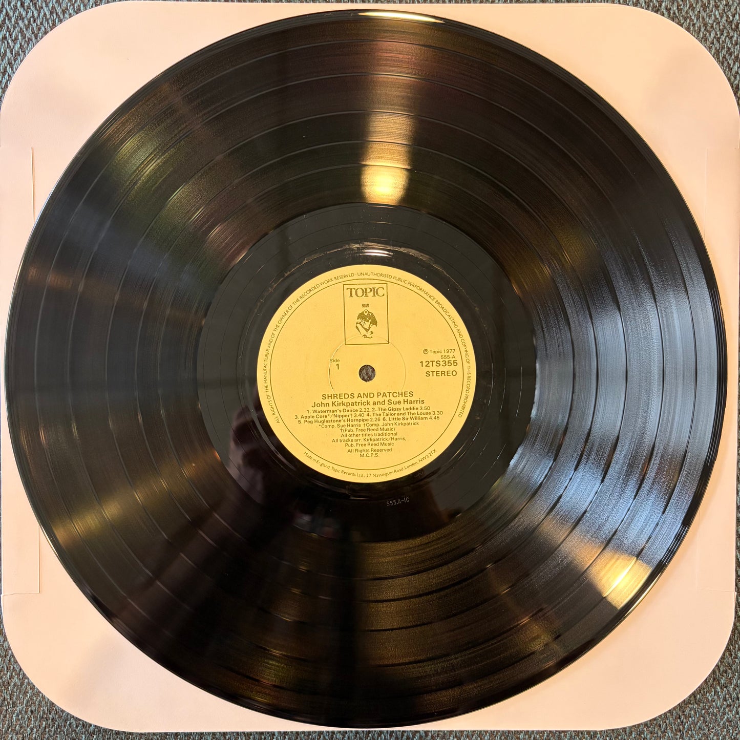 John Kirkpatrick & Sue Harris, "Shreds and Patches" [VG+ Used]