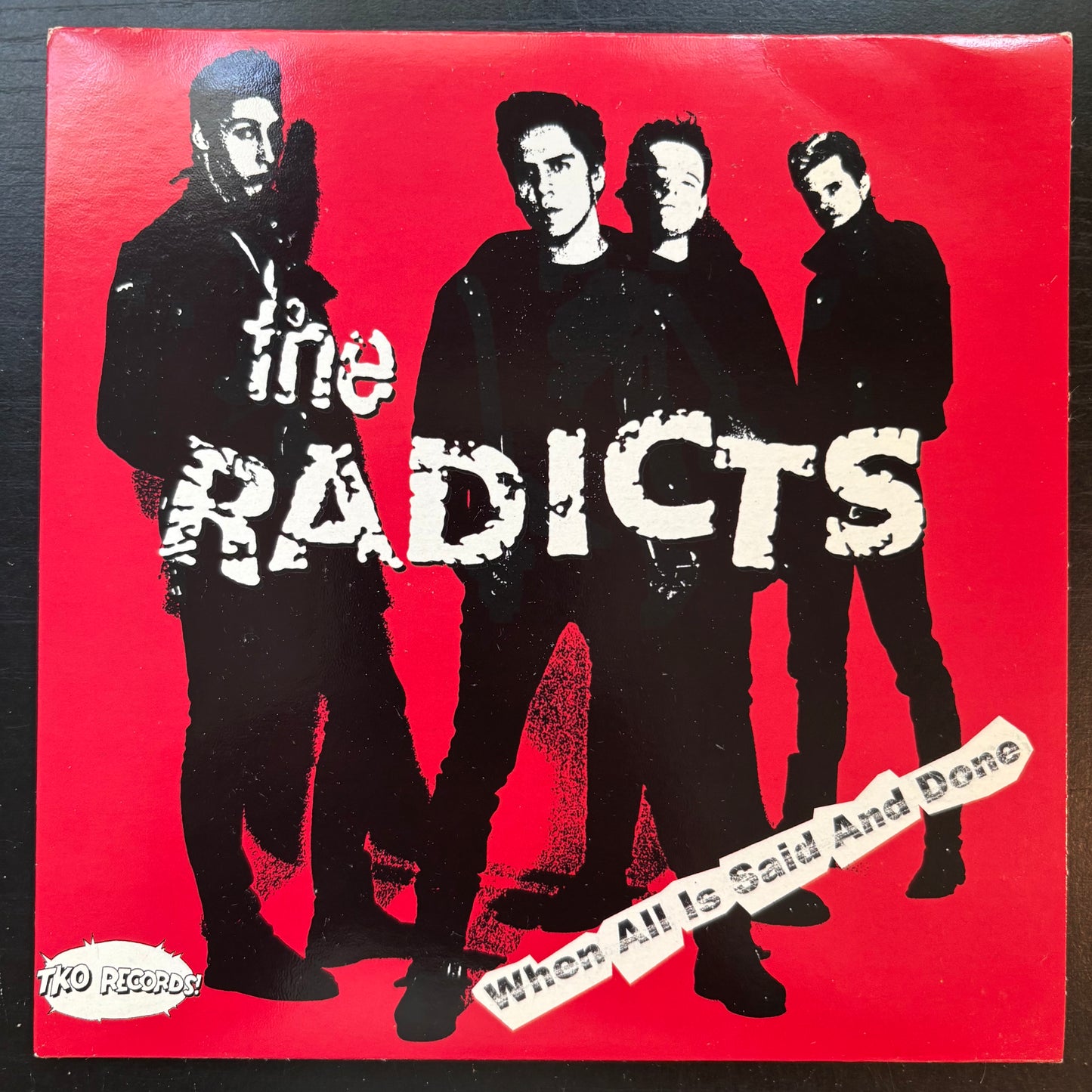 Blood Stained Kings / The Radicts, "Split" (7") (Red & Yellow Vinyl) [VG+ Used]