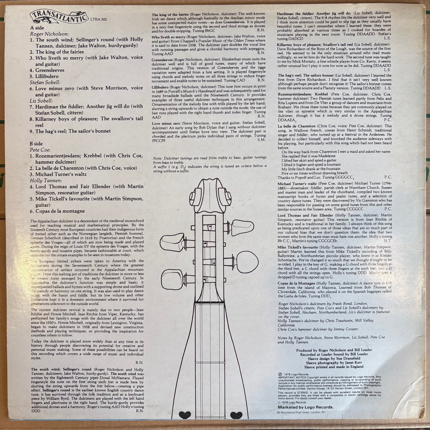 Various Artists, "The Dulcimer Players" [VG Used]