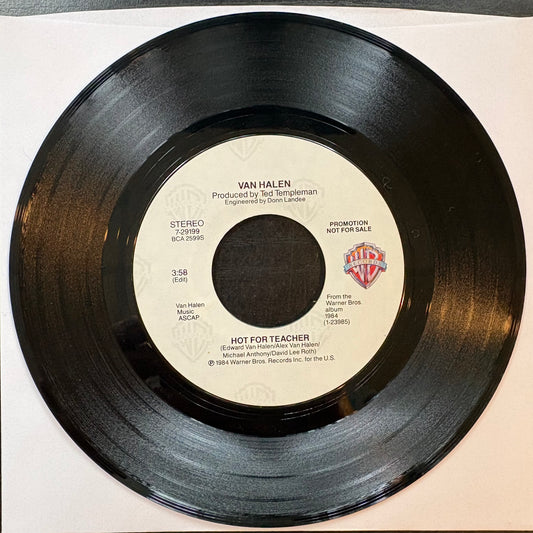 Van Halen, "Hot for Teacher" (7") (Promo) [VG+ Used]