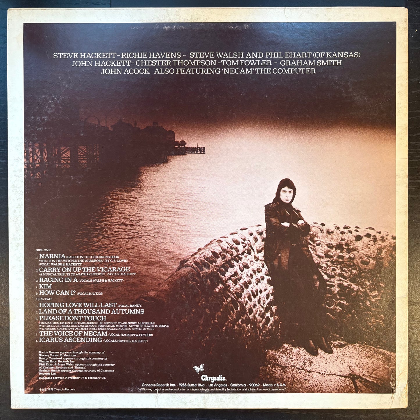 Steve Hackett, "Please Don't Touch!" [VG Used]