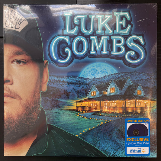 Luke Combs, "Gettin' Old" (Opaque Blue Vinyl) (Sealed) [Used]