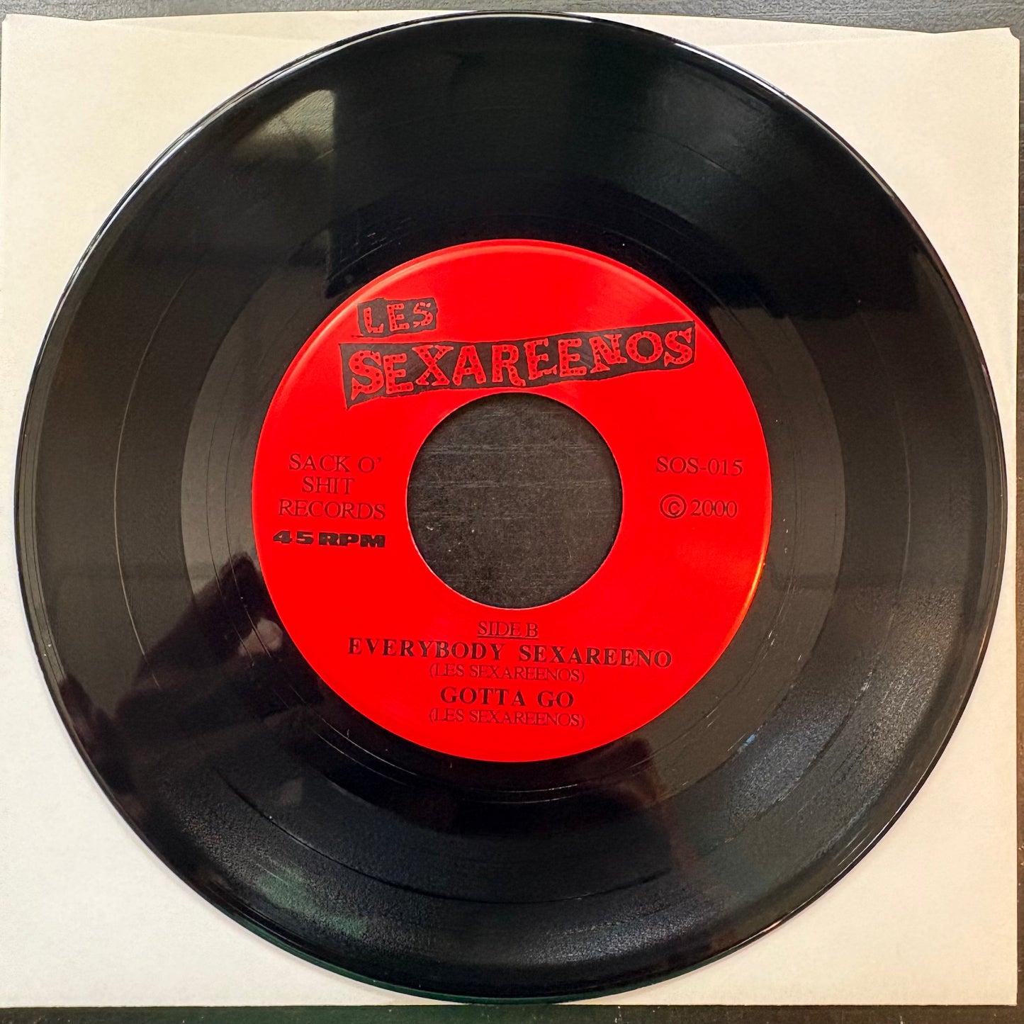 Les Sexareenos, "Finger Party!" (7") [EX Used]