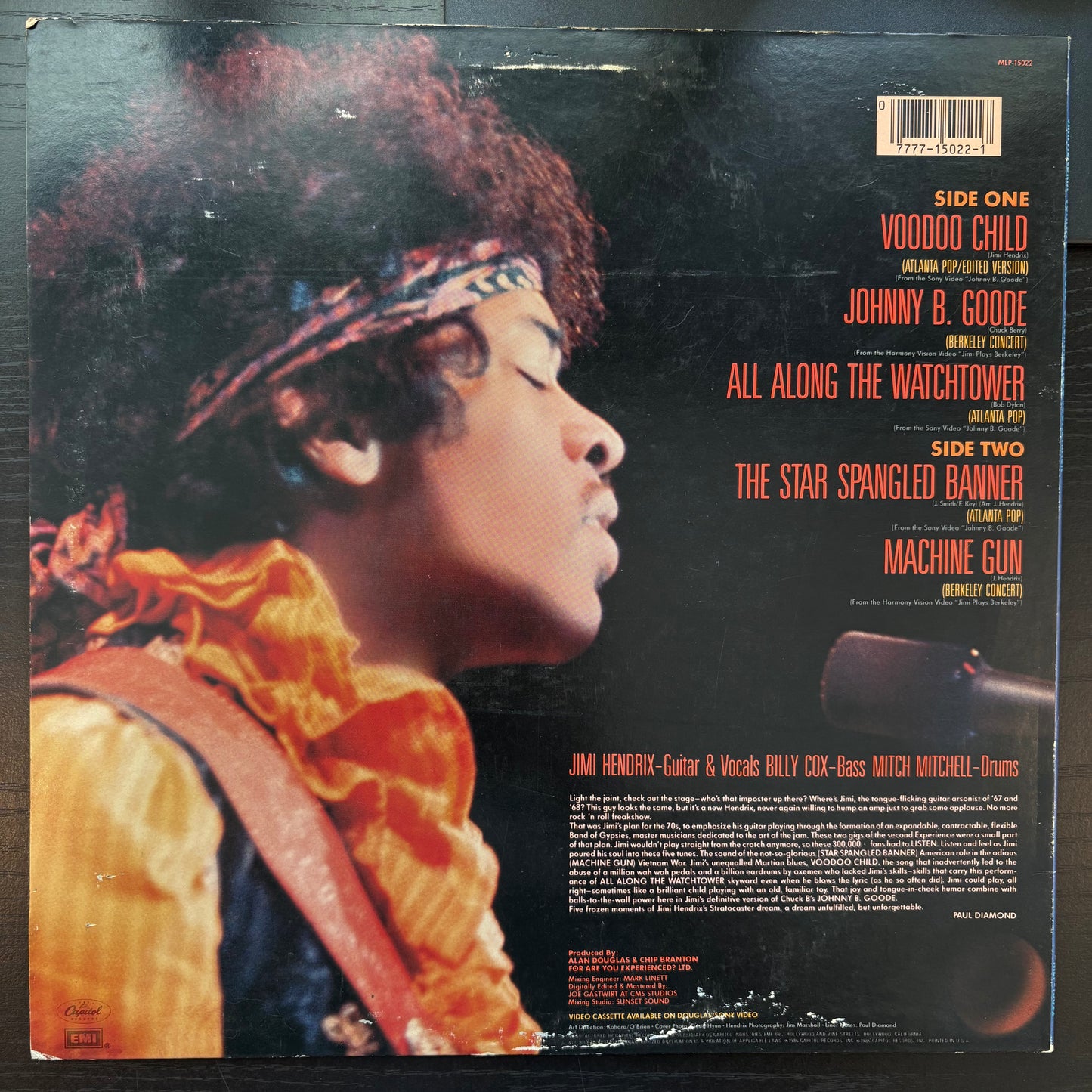 Jimi Hendrix, "Johnny B. Goode (An Original Video Soundtrack)" [VG Used]
