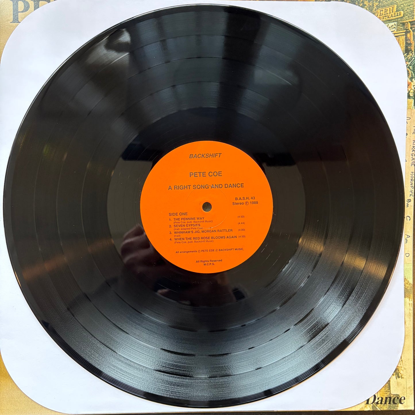 Pete Coe, "A Right Song and Dance" [VG Used]