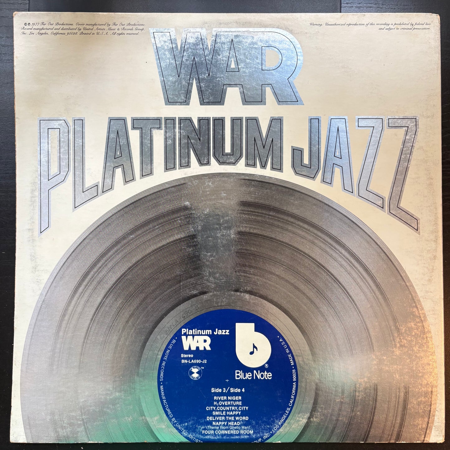 War, "Platinum Jazz" (2LP) [VG Used]
