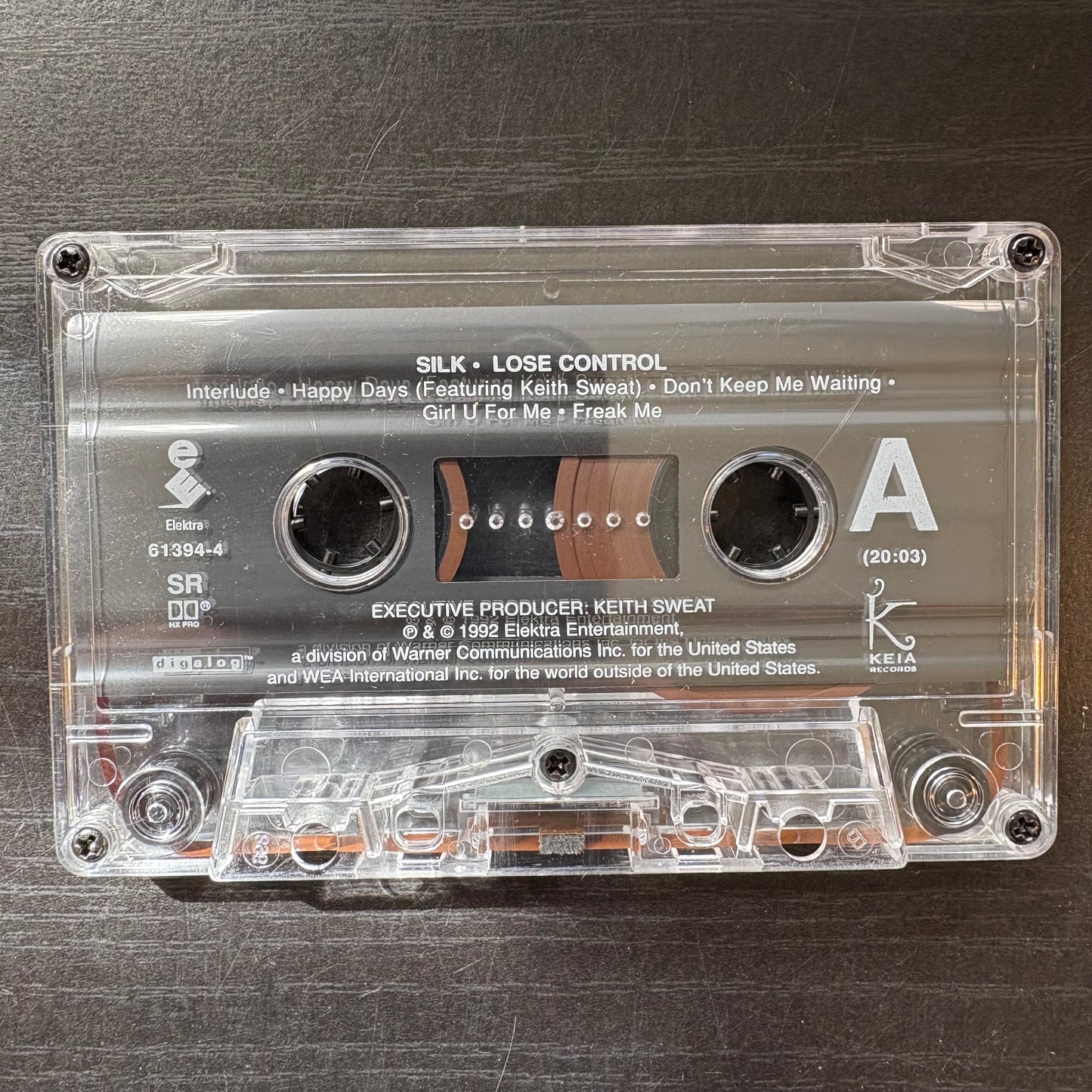 Silk, "Lose Control" [Cassette]