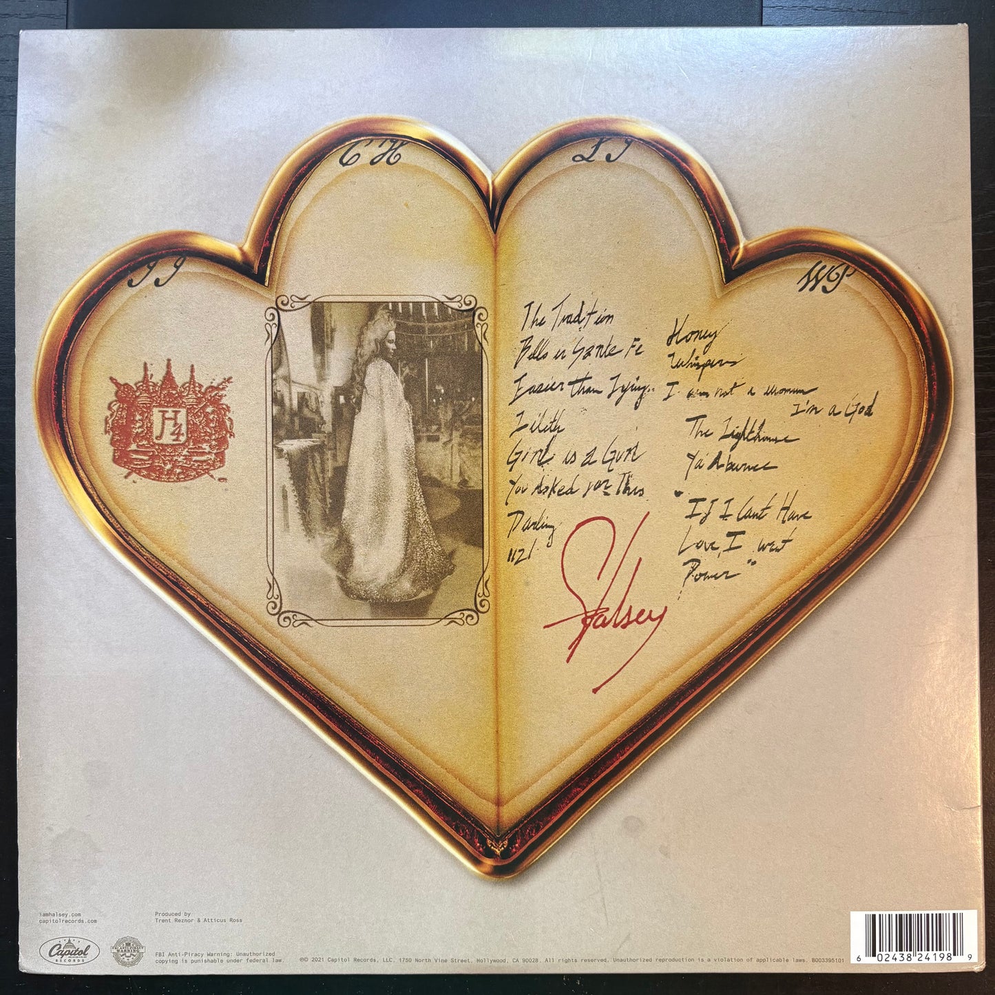 Halsey, "If I Can't Have Love, I Want Power" (Transparent Grey Vinyl) [EX Used]